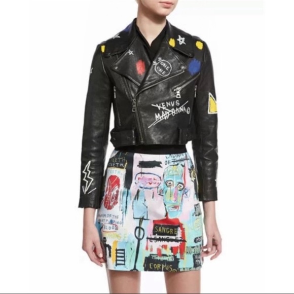 Alice + Olivia Dresses & Skirts - Alice and Olivia X Basquiat “Riley A-Line Mini Skirt”